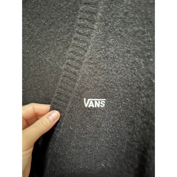 Vans Checkered Cardigan Black White Oversized Size XS/S - Picture 4 of 10
